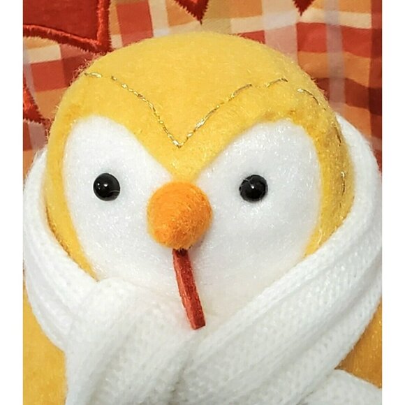 New Featherly Friends Turkey Bird COCO Thanksgiving Autumn Fall Decor 2023 Scarf - Picture 11 of 16